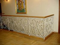 Перила кованые второго этажа