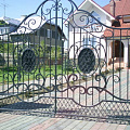 Кованые ворота в Юрге от компании Ареан-Сибирь